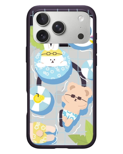 iPhone Rearguard Hybrid - Pool Party Blue
