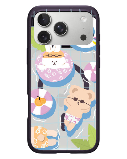 iPhone Rearguard Hybrid - Pool Party Pink