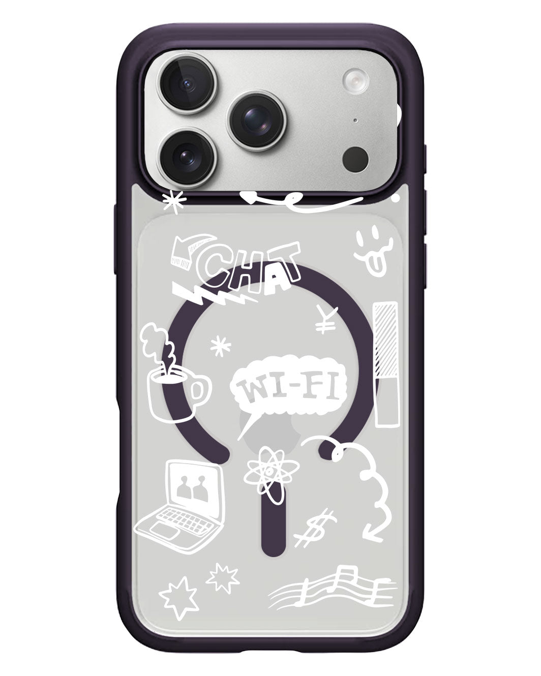 iPhone Rearguard Hybrid - Social White