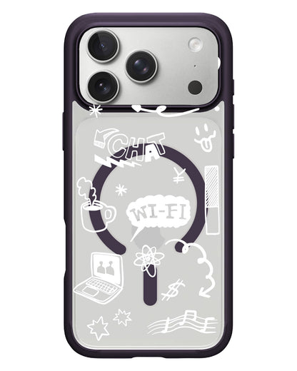 iPhone Rearguard Hybrid - Social White