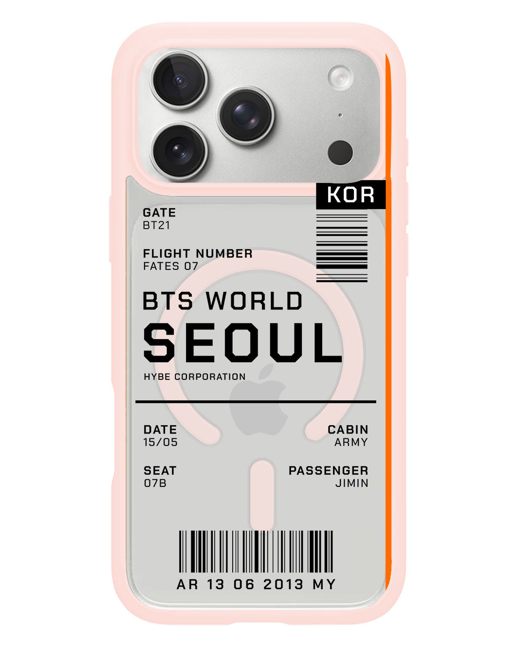iPhone Rearguard Hybrid - BTS World Ticket