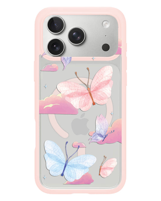 iPhone Rearguard Hybrid - Butterfly Clouds