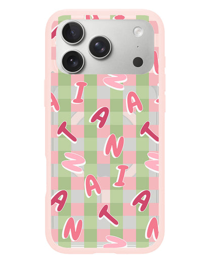 iPhone Rearguard Hybrid - CUSTOM MONOGRAM 3.0 Checkered 4.0