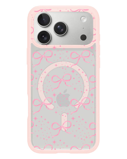 iPhone Rearguard Hybrid - Coquette Glittery Bow