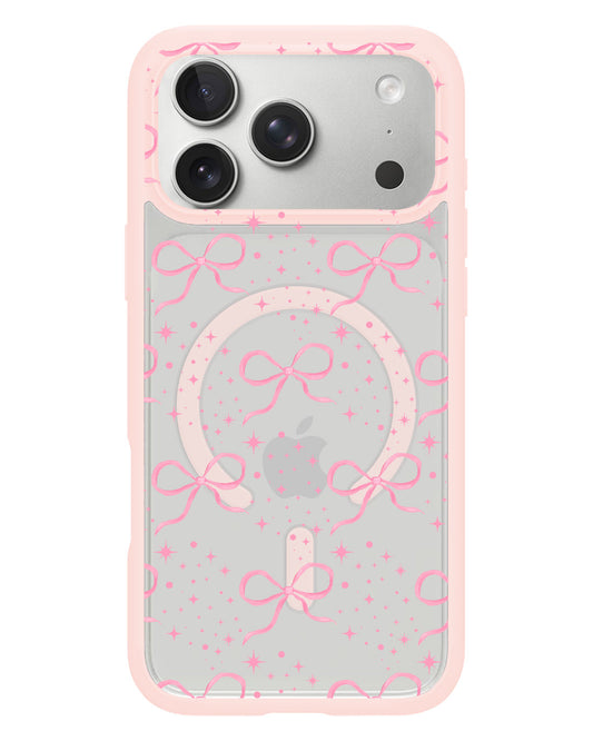 iPhone Rearguard Hybrid - Coquette Glittery Bow
