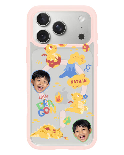 iPhone Rearguard Hybrid - Face Grid Little Dragon
