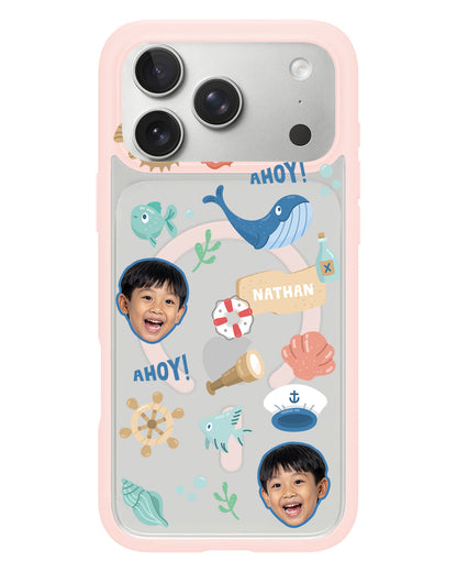 iPhone Rearguard Hybrid - Face Grid Sailor