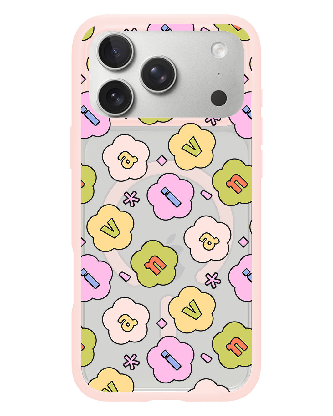 iPhone Rearguard Hybrid - CUSTOM MONOGRAM 3.0 FLOWER PETALS 1.0