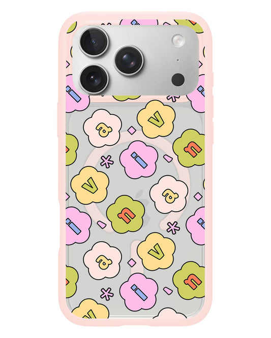 iPhone Rearguard Hybrid - CUSTOM MONOGRAM 3.0 FLOWER PETALS 1.0