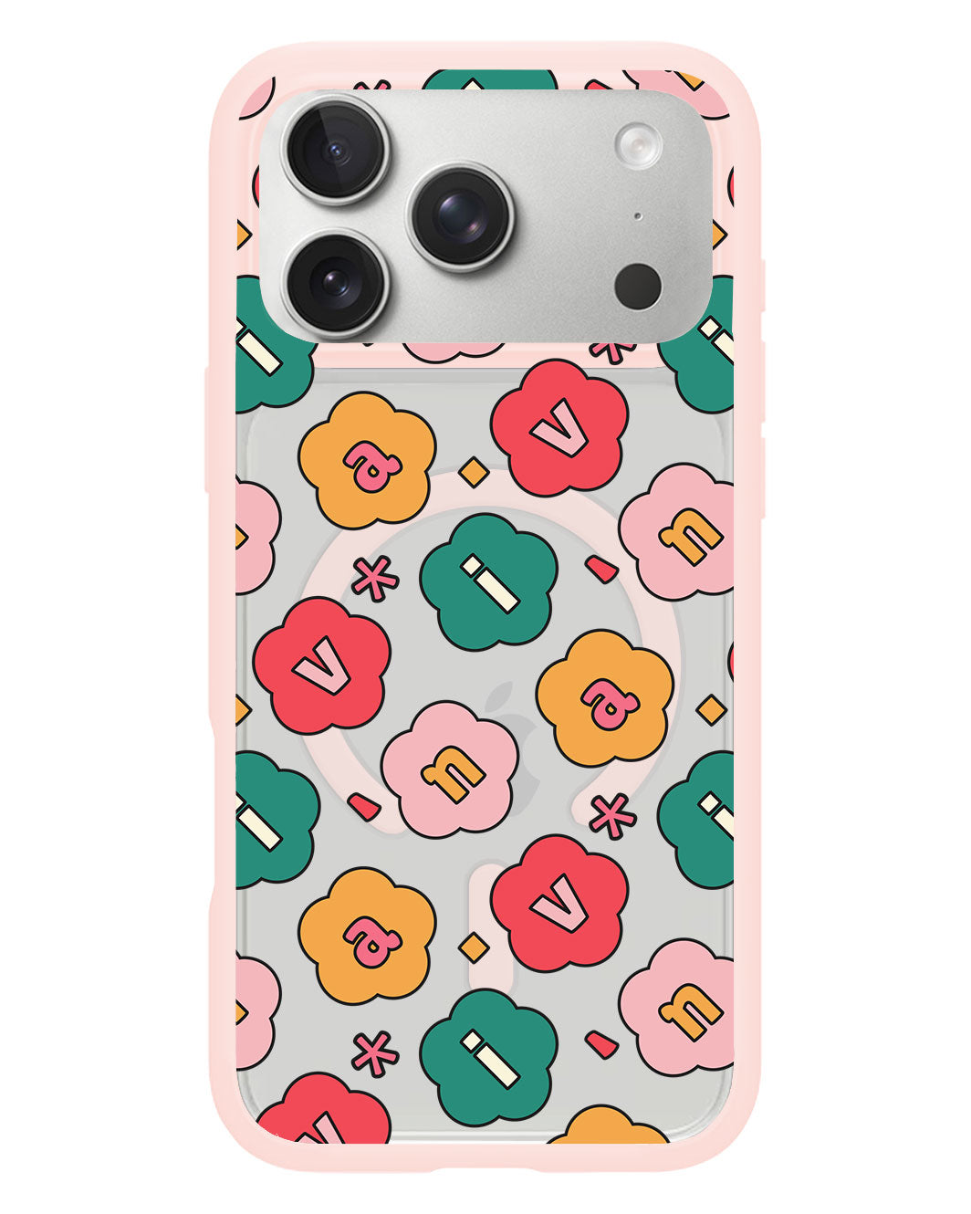 iPhone Rearguard Hybrid - CUSTOM MONOGRAM 3.0 FLOWER PETALS 3.0