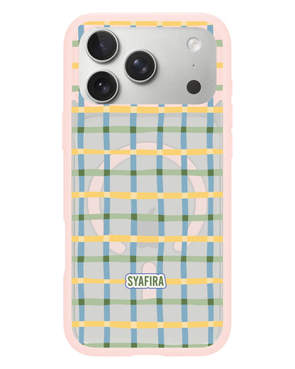 iPhone Rearguard Hybrid - Beige Grid