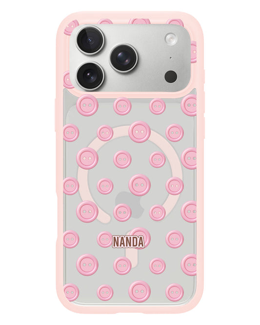 iPhone Rearguard Hybrid - Pink Buttons