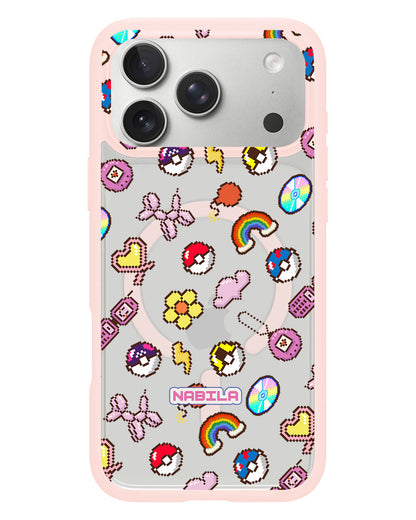 iPhone Rearguard Hybrid - Pink Glitch