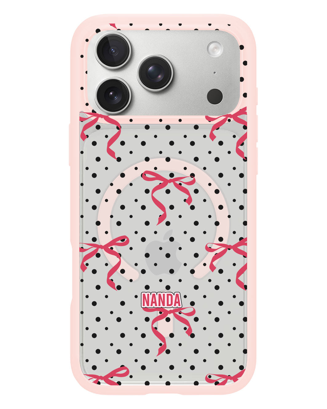iPhone Rearguard Hybrid - Red Bows