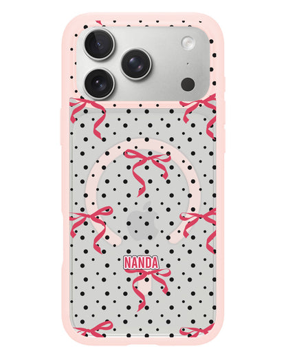 iPhone Rearguard Hybrid - Red Bows