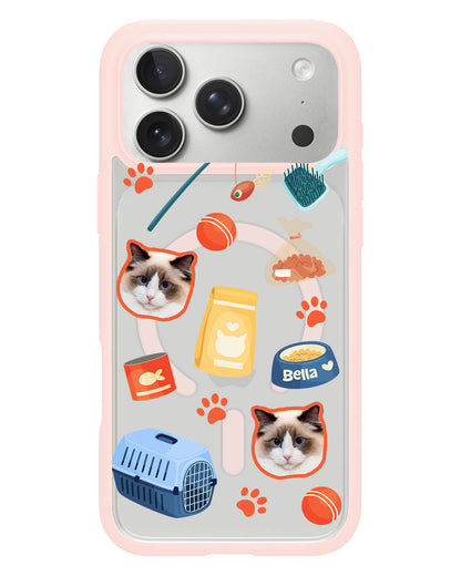iPhone Rearguard Hybrid - Pet Grid Kitty Adventures