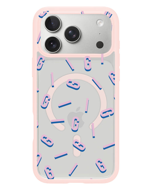 iPhone Rearguard Hybrid - CUSTOM MONOGRAM 1.0 Cotton Candy