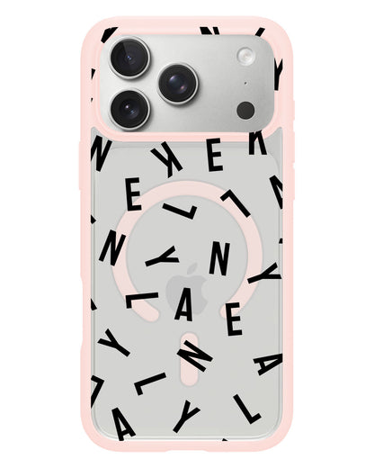 iPhone Rearguard Hybrid - CUSTOM MONOGRAM 1.0 Noir