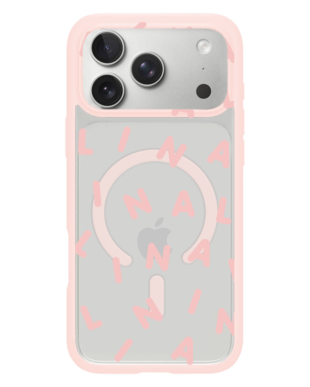 iPhone Rearguard Hybrid - CUSTOM MONOGRAM 2.0 Rosewater