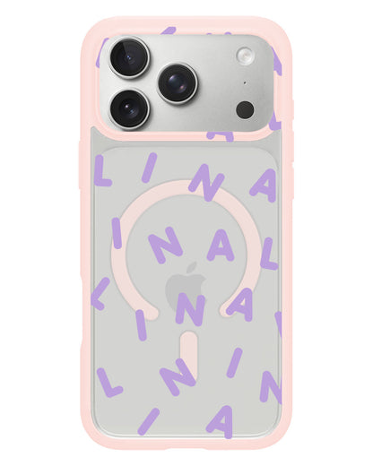 iPhone Rearguard Hybrid - CUSTOM MONOGRAM 2.0 Lilac