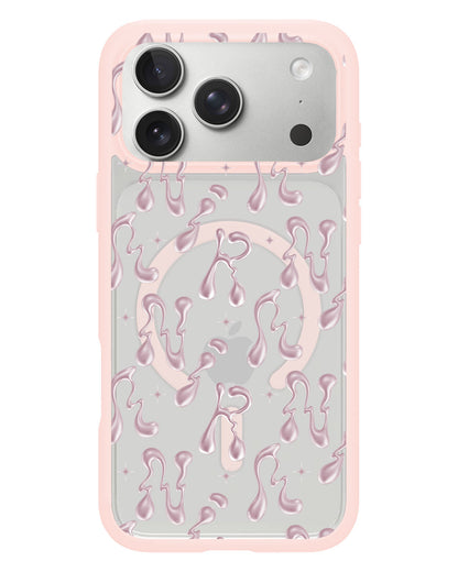 iPhone Rearguard Hybrid - Pink Chrome Monogram 2.0