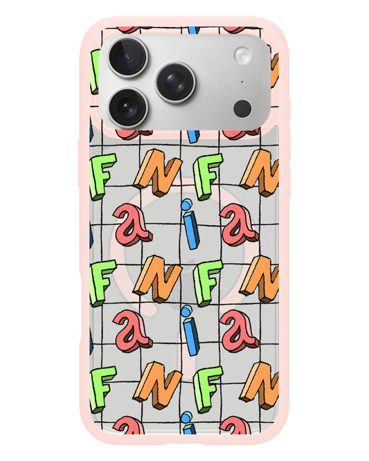 iPhone Rearguard Hybrid - CUSTOM MONOGRAM 3.0 Playful
