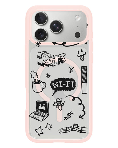iPhone Rearguard Hybrid - Social Black