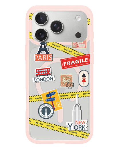 iPhone Rearguard Hybrid - Travel Stickers