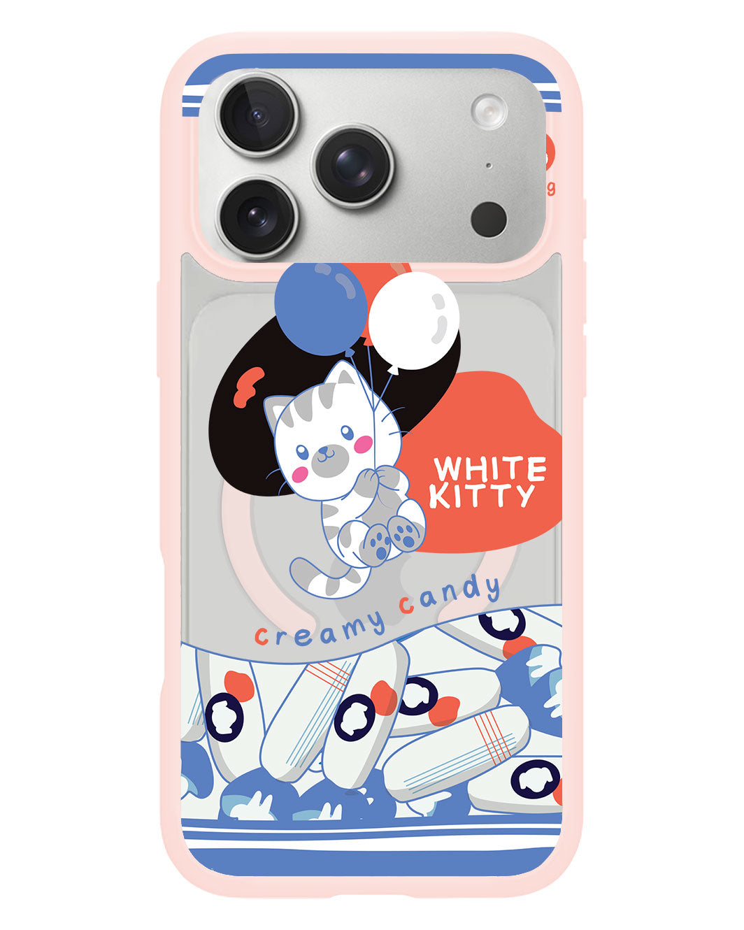 iPhone Rearguard Hybrid - White Kitty