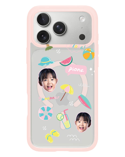 iPhone Rearguard Hybrid - Face Grid Summer