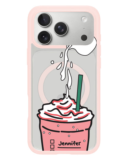 iPhone Rearguard Hybrid - Raspberry Frappe