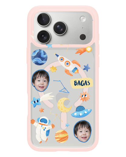 iPhone Rearguard Hybrid - Face Grid Astronaut