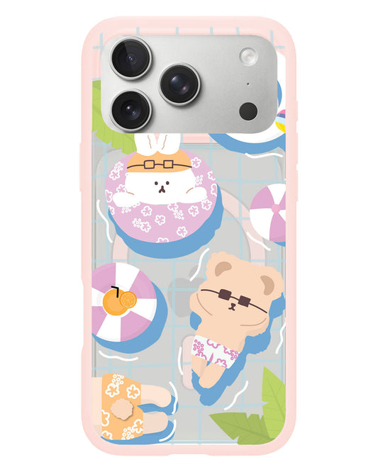 iPhone Rearguard Hybrid - Pool Party Pink