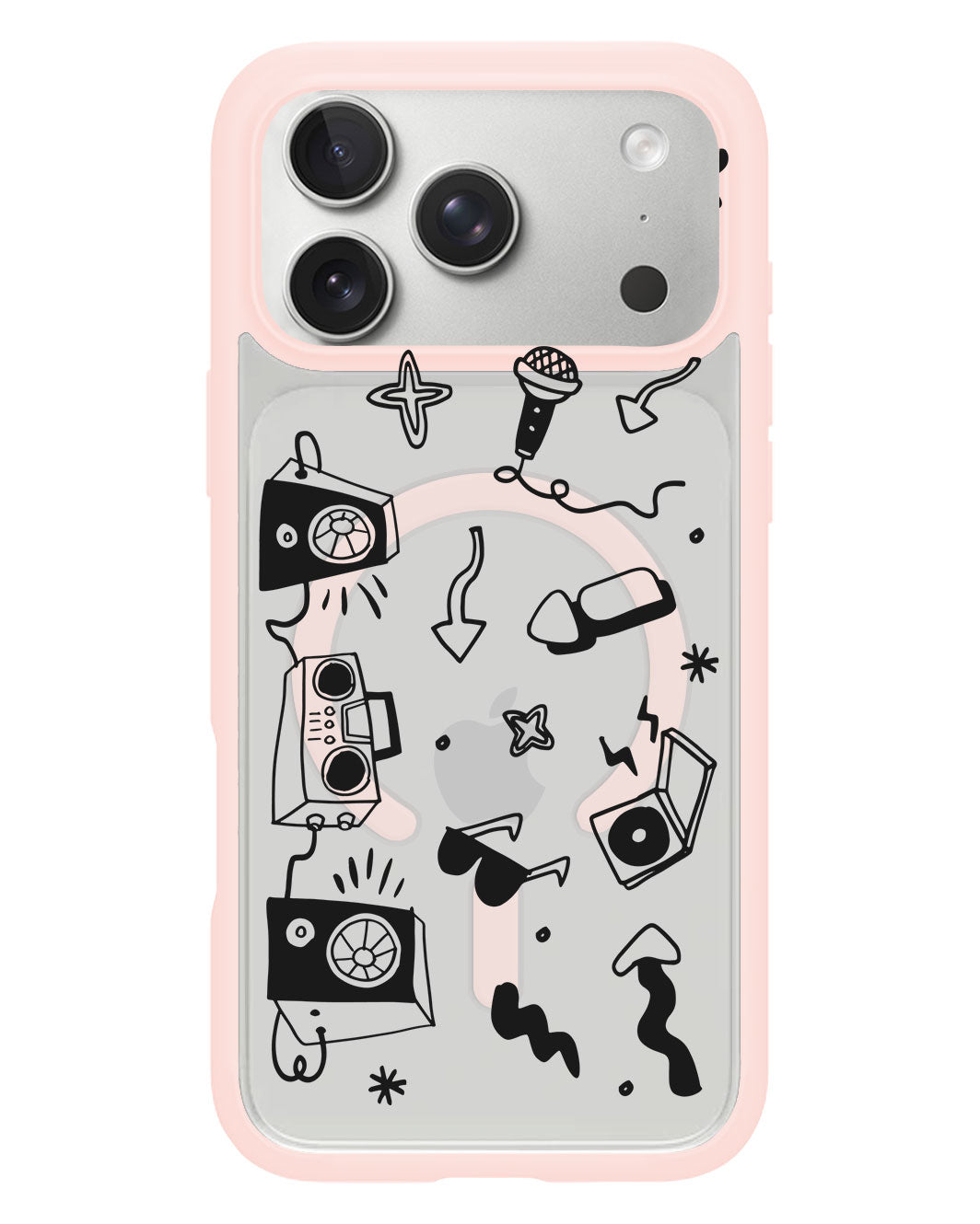 iPhone Rearguard Hybrid - Rock n Roll Black