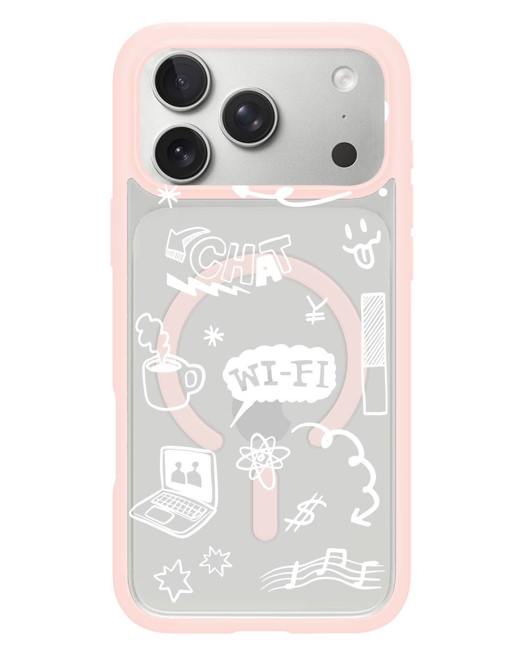 iPhone Rearguard Hybrid - Social White