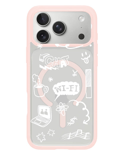 iPhone Rearguard Hybrid - Social White