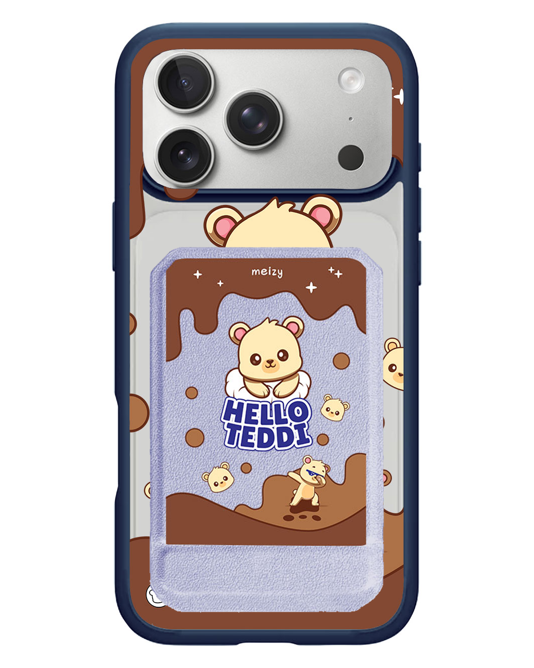 iPhone Magnetic Multifold Wallet - Hello Teddy 1.0