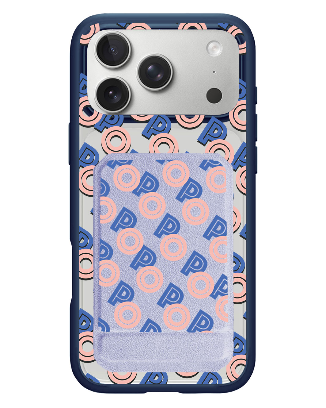 iPhone Magnetic Multifold Wallet - Initial Monogram 1.0