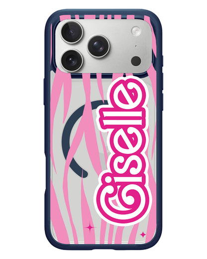 iPhone Rearguard Hybrid - Barbie Zebra Pattern