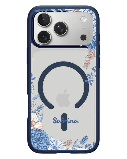 iPhone Rearguard Hybrid - Blue Florals