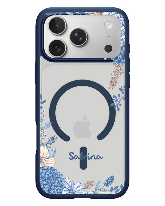 iPhone Rearguard Hybrid - Blue Florals