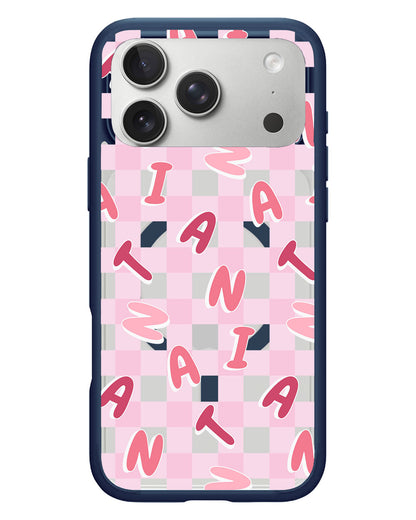 iPhone Rearguard Hybrid - CUSTOM MONOGRAM 3.0 Checkered 1.0
