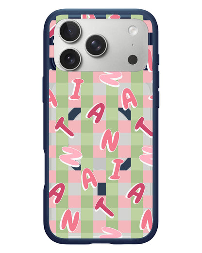 iPhone Rearguard Hybrid - CUSTOM MONOGRAM 3.0 Checkered 4.0