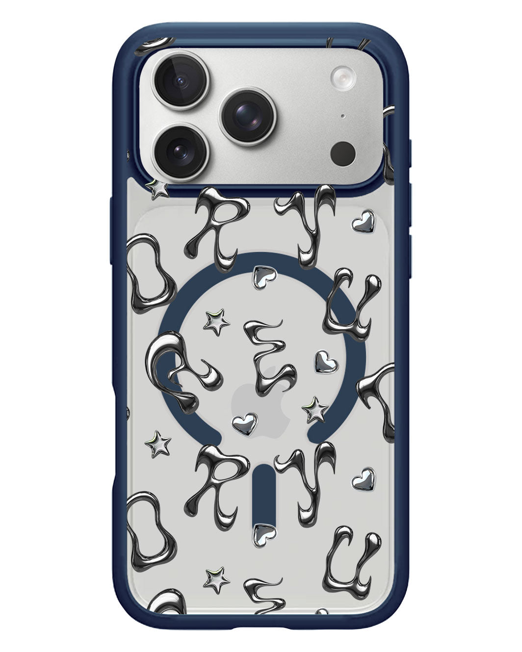 iPhone Rearguard Hybrid - Chrome Monogram 2.0