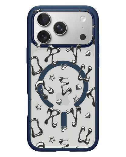 iPhone Rearguard Hybrid - Chrome Monogram 2.0