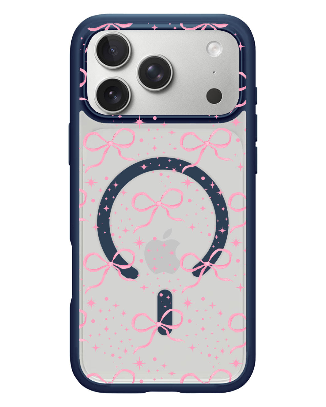 iPhone Rearguard Hybrid - Coquette Glittery Bow