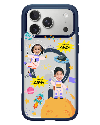 iPhone Rearguard Hybrid - Face Grid Dream Astronaut