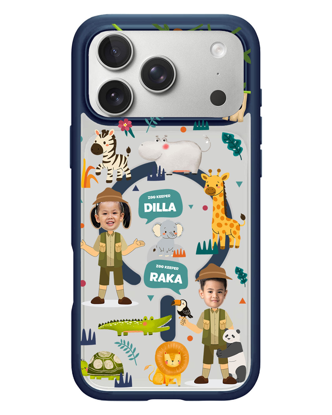 iPhone Rearguard Hybrid - Face Grid Dream Zoologist