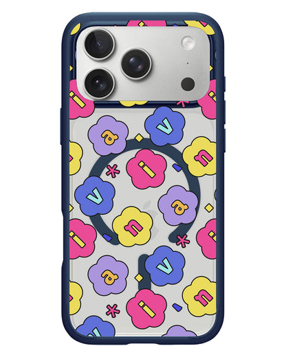 iPhone Rearguard Hybrid - CUSTOM MONOGRAM 3.0 FLOWER PETALS 2.0