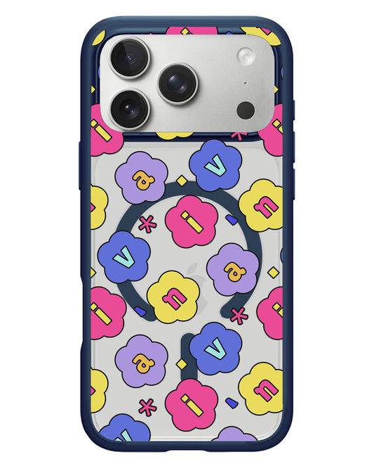 iPhone Rearguard Hybrid - CUSTOM MONOGRAM 3.0 FLOWER PETALS 2.0